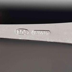 Lotto di 12 cucchiaini in argento. Argenteria italiana del XX secolo. Argentiere Mario Lampoeri, Padova  - Asta Argenti - Associazione Nazionale - Case d'Asta italiane