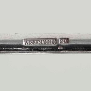 Grande oliera metallo argentato  - Asta Argenti - Associazione Nazionale - Case d'Asta italiane