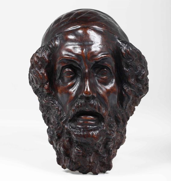 Testa di Omero. Legno intagliato. XIX-XX secolo  - Asta Scultura - Associazione Nazionale - Case d'Asta italiane