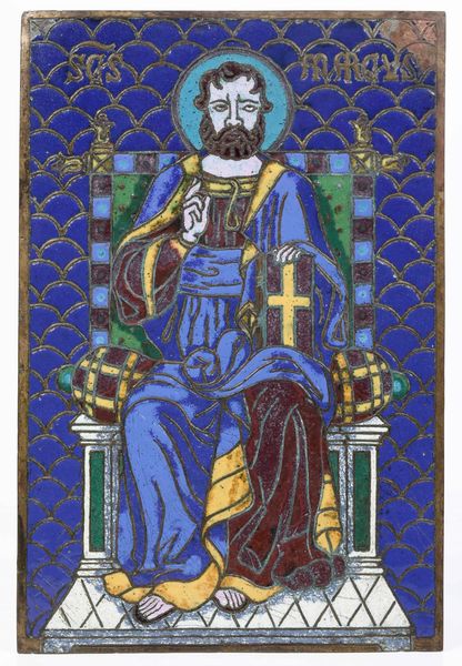 San Marco. Placca in smalti policromi. XIX-XX secolo  - Asta Scultura - Associazione Nazionale - Case d'Asta italiane