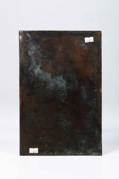 San Marco. Placca in smalti policromi. XIX-XX secolo  - Asta Scultura - Associazione Nazionale - Case d'Asta italiane