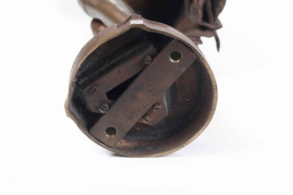 Scultura in bronzo di violinista. Fonditore del XX secolo  - Asta Scultura - Associazione Nazionale - Case d'Asta italiane