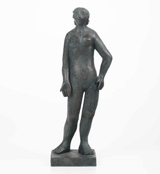Figura femminile in bronzo. Fonditore del XX secolo  - Asta Scultura - Associazione Nazionale - Case d'Asta italiane