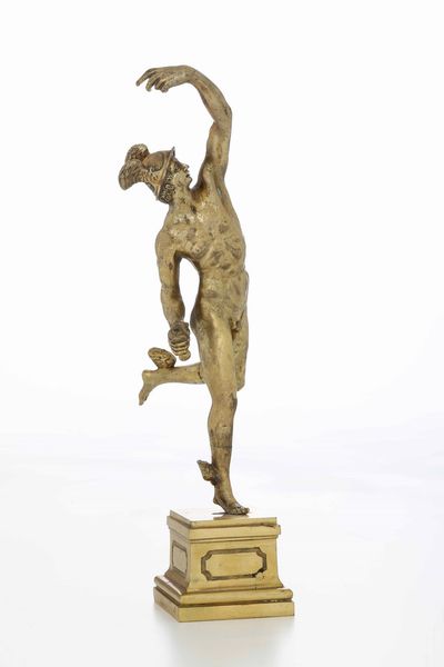 Hermes. Bronzo fuso e dorato. Fonditore italiano del XIX-XX secolo  - Asta Scultura - Associazione Nazionale - Case d'Asta italiane
