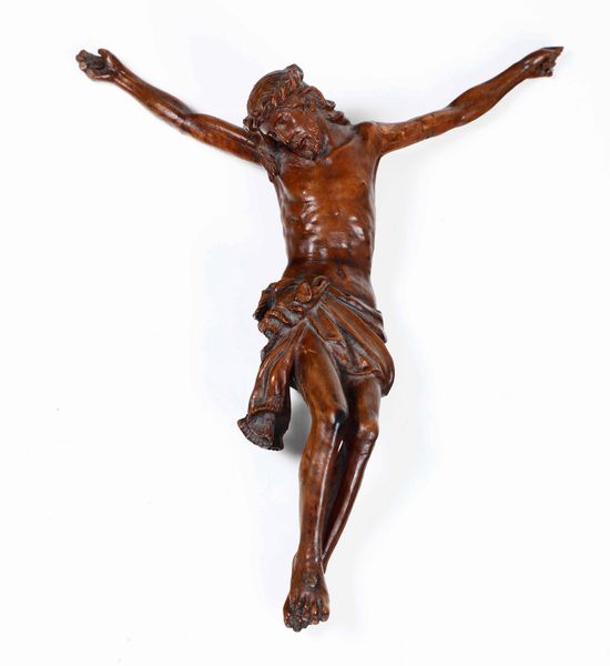 Corpus Christi. Legno di bosso. Scultore barocco del XVII-XVIII secolo  - Asta Scultura - Associazione Nazionale - Case d'Asta italiane
