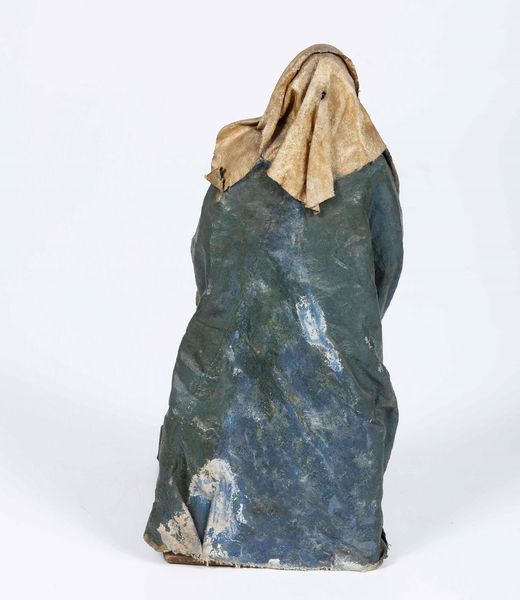 Figura da presepe in cartapesta. Madonna. Italia XVIII-XIX secolo  - Asta Scultura - Associazione Nazionale - Case d'Asta italiane