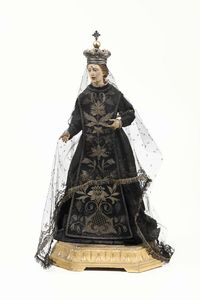 Sant�Anna con veste nera. Arte italiana del XIX secolo  - Asta Scultura - Associazione Nazionale - Case d'Asta italiane