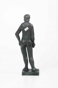 Figura femminile in bronzo. Fonditore del XX secolo  - Asta Scultura - Associazione Nazionale - Case d'Asta italiane