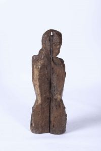 Torso di Cristo. Legno scolpito. Arte rinascimentale del XVI secolo  - Asta Scultura - Associazione Nazionale - Case d'Asta italiane
