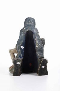 Piet�. Legno policromo. Arte barocca italiana del XVIII secolo  - Asta Scultura - Associazione Nazionale - Case d'Asta italiane