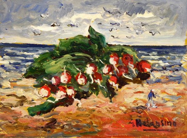 Natura morta sulla spiaggia, 1983  - Asta Arte Moderna, Contemporanea e Dipinti del XIX Secolo - Associazione Nazionale - Case d'Asta italiane