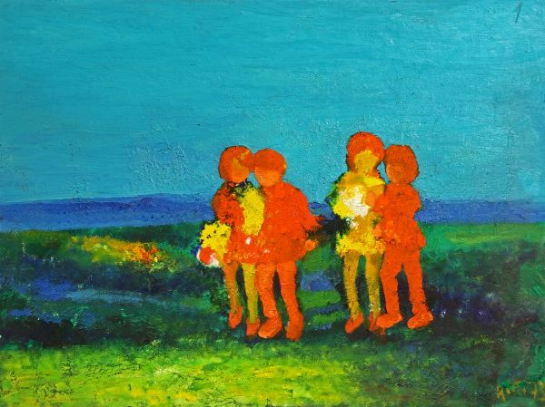 Figure, anni �70  - Asta Arte Moderna, Contemporanea e Dipinti del XIX Secolo - Associazione Nazionale - Case d'Asta italiane