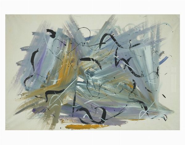 Composizione astratta  - Asta Arte Moderna, Contemporanea e Dipinti del XIX Secolo - Associazione Nazionale - Case d'Asta italiane