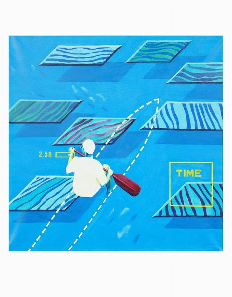 Canoista, 2000  - Asta Arte Moderna, Contemporanea e Dipinti del XIX Secolo - Associazione Nazionale - Case d'Asta italiane