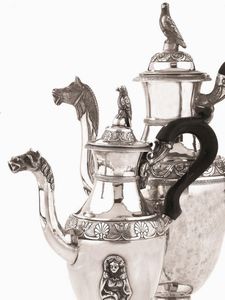 CAFFETTIERA NAPOLI, 1830 CIRCA  - Asta ARGENTI ITALIANI ED EUROPEI ED OBJETS DE VERTU - Associazione Nazionale - Case d'Asta italiane