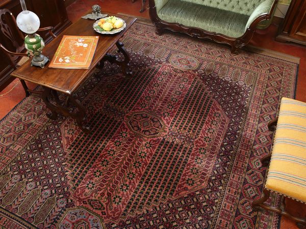 Grande tappeto meccanico  - Asta Arredi e dipinti da un antico palazzo marchigiano - Associazione Nazionale - Case d'Asta italiane