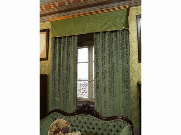 Mantovana in legno dorato e modanato  - Asta Arredi e dipinti da un antico palazzo marchigiano - Associazione Nazionale - Case d'Asta italiane