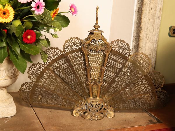 Set di attrezzi da camino  - Asta Arredi e dipinti da un antico palazzo marchigiano - Associazione Nazionale - Case d'Asta italiane