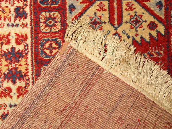 Tappeto galleria meccanico di vecchia manifattura  - Asta Arredi e dipinti da un antico palazzo marchigiano - Associazione Nazionale - Case d'Asta italiane