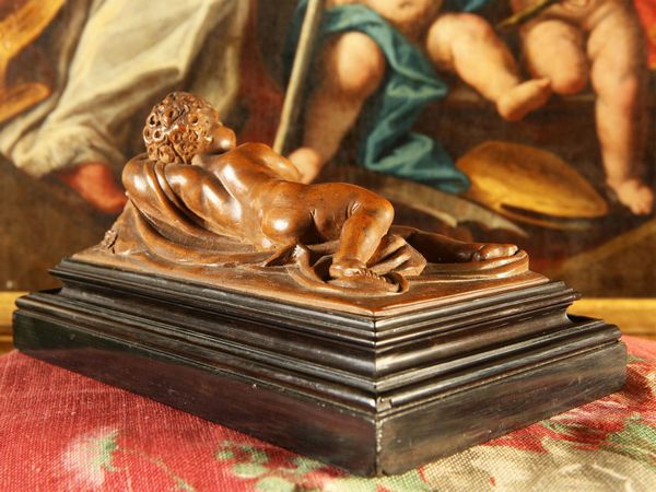 Cupido dormiente  - Asta Arredi e dipinti da un antico palazzo marchigiano - Associazione Nazionale - Case d'Asta italiane