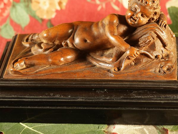 Cupido dormiente  - Asta Arredi e dipinti da un antico palazzo marchigiano - Associazione Nazionale - Case d'Asta italiane