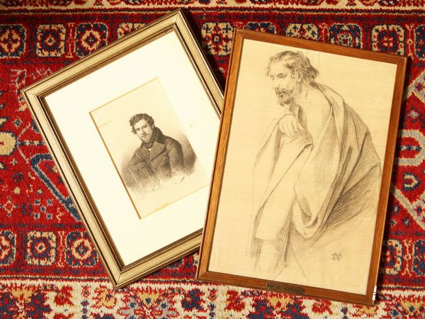 Due disegni  - Asta Arredi e dipinti da un antico palazzo marchigiano - Associazione Nazionale - Case d'Asta italiane