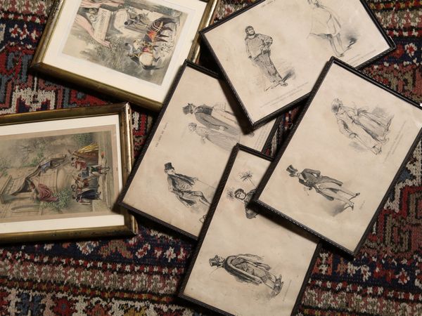 Lotto di grafica  - Asta Arredi e dipinti da un antico palazzo marchigiano - Associazione Nazionale - Case d'Asta italiane