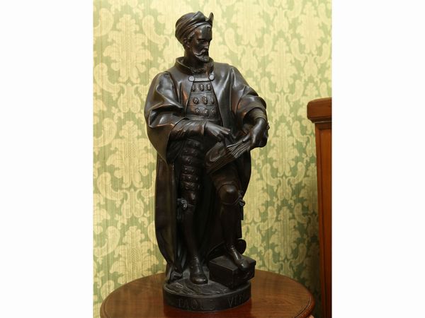 Paolo Veronese, da un modello di Albert-Ernest de Carrier Belleuse  - Asta Arredi e dipinti da un antico palazzo marchigiano - Associazione Nazionale - Case d'Asta italiane