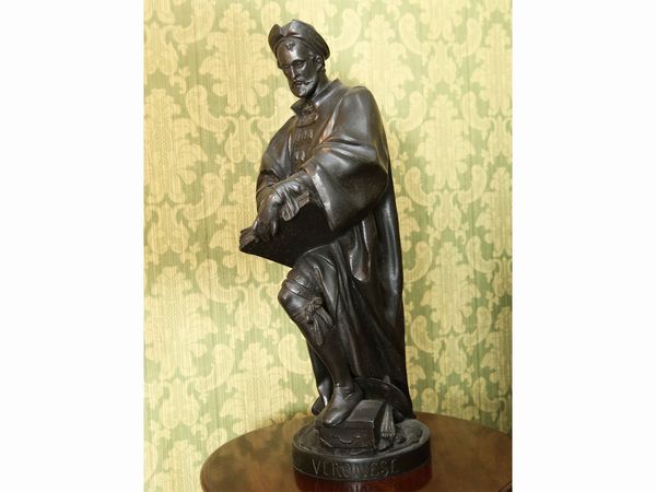 Paolo Veronese, da un modello di Albert-Ernest de Carrier Belleuse  - Asta Arredi e dipinti da un antico palazzo marchigiano - Associazione Nazionale - Case d'Asta italiane