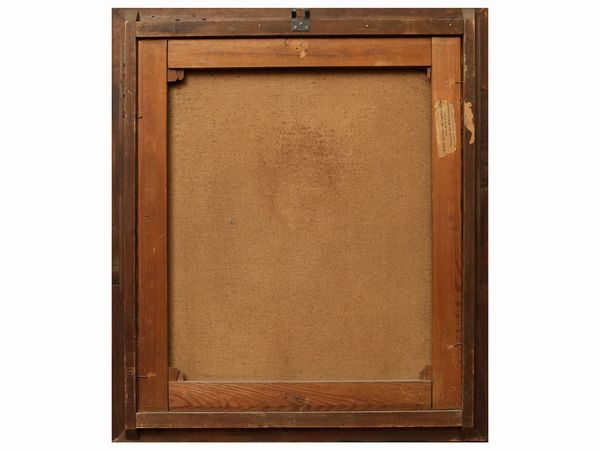 Scuola francese della fine del XIX/inizio del XX secolo : Ritratto femminile  - Asta Arredi e dipinti da un antico palazzo marchigiano - Associazione Nazionale - Case d'Asta italiane