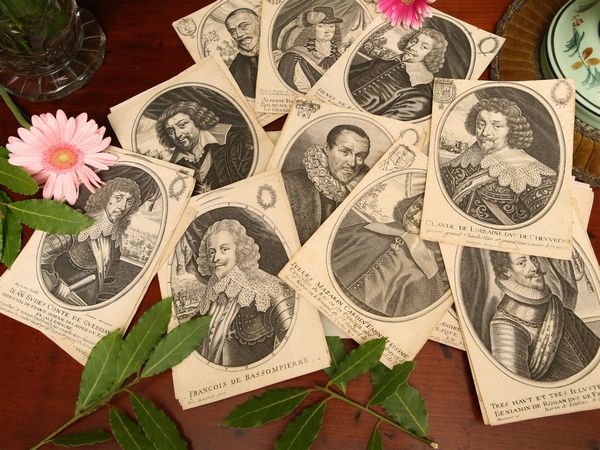 Balthasar Moncornet : Ritratti di personaggi illustri  - Asta Arredi e dipinti da un antico palazzo marchigiano - Associazione Nazionale - Case d'Asta italiane