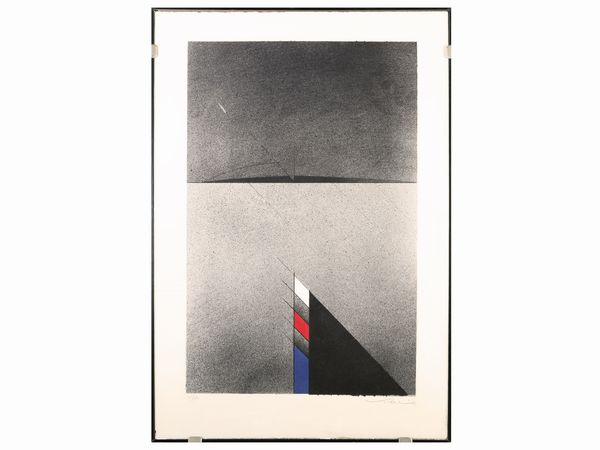 Composizione geometrica e Vaso di fiori  - Asta Arredi e dipinti da un antico palazzo marchigiano - Associazione Nazionale - Case d'Asta italiane