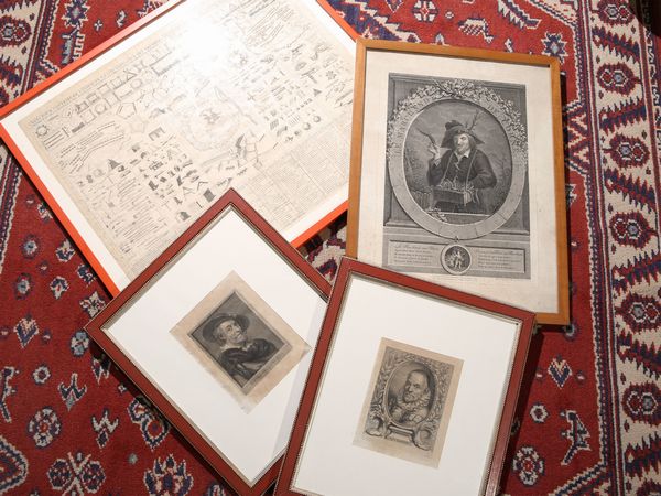 Lotto di grafica  - Asta Arredi e dipinti da un antico palazzo marchigiano - Associazione Nazionale - Case d'Asta italiane