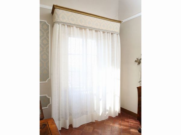 Mantovana in legno dorato  - Asta Arredi e dipinti da un antico palazzo marchigiano - Associazione Nazionale - Case d'Asta italiane