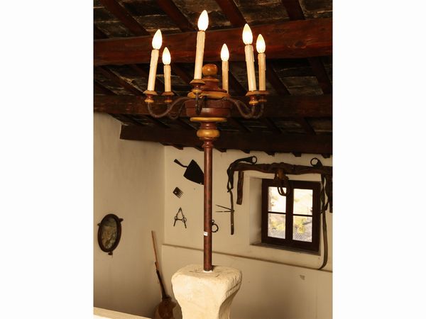 Antico capitello in pietra  - Asta Arredi e dipinti da un antico palazzo marchigiano - Associazione Nazionale - Case d'Asta italiane