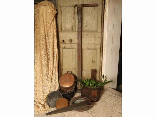 Lotto di curiosit� rustiche d'epoca  - Asta Arredi e dipinti da un antico palazzo marchigiano - Associazione Nazionale - Case d'Asta italiane