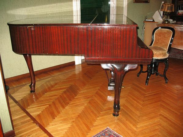 Pianoforte a mezza coda Schimmel  Braunscchweig  Mod. 150 NR  - Asta Arredi e dipinti da un antico palazzo marchigiano - Associazione Nazionale - Case d'Asta italiane