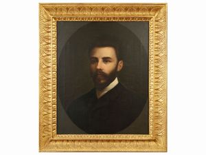 Scuola italiana della fine del XIX secolo - Ritratto di gentiluomo