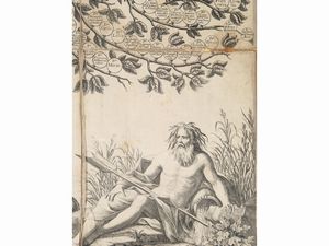 Albero genealogico della Famiglia Carafa  - Asta Arredi e dipinti da un antico palazzo marchigiano - Associazione Nazionale - Case d'Asta italiane