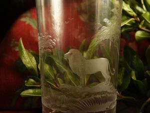 Serie di sei bicchieri in cristallo  - Asta Arredi e dipinti da un antico palazzo marchigiano - Associazione Nazionale - Case d'Asta italiane