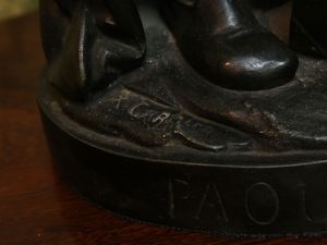 Paolo Veronese, da un modello di Albert-Ernest de Carrier Belleuse  - Asta Arredi e dipinti da un antico palazzo marchigiano - Associazione Nazionale - Case d'Asta italiane