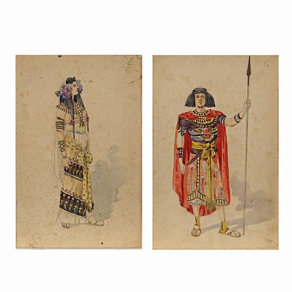 Atelier Attilio Comelli  - Asta Bozzetti e Figurini Web Only - Associazione Nazionale - Case d'Asta italiane