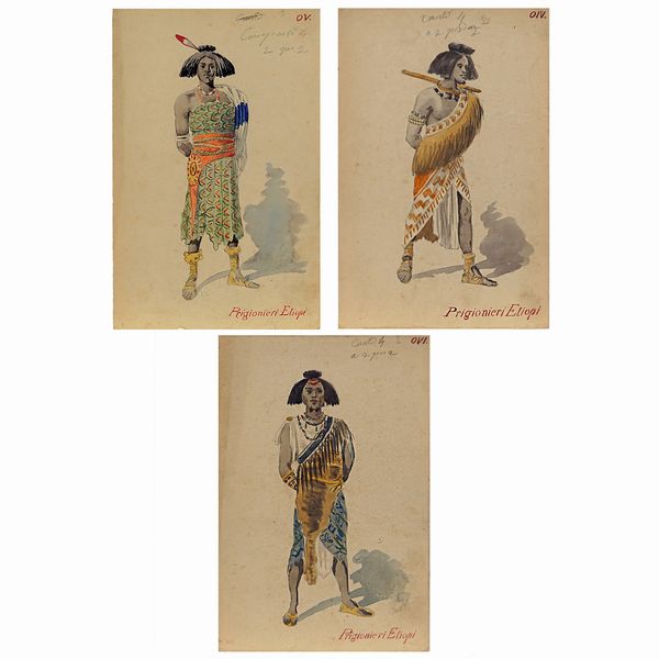 Atelier Attilio Comelli  - Asta Bozzetti e Figurini Web Only - Associazione Nazionale - Case d'Asta italiane