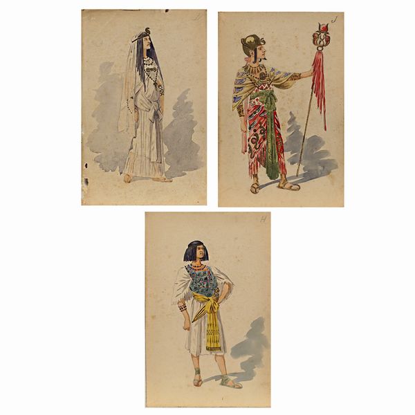 Atelier Attilio Comelli  - Asta Bozzetti e Figurini Web Only - Associazione Nazionale - Case d'Asta italiane