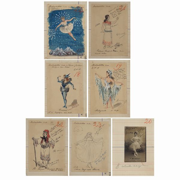 Giorgio Saracco  - Asta Bozzetti e Figurini Web Only - Associazione Nazionale - Case d'Asta italiane