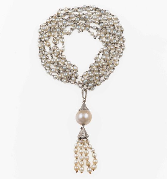 Bracciale con piccole perle miste  - Asta Gioielli - Associazione Nazionale - Case d'Asta italiane