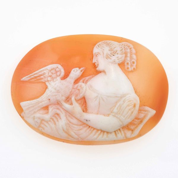 Cammeo su conchiglia senza montatura  - Asta Gioielli - Associazione Nazionale - Case d'Asta italiane