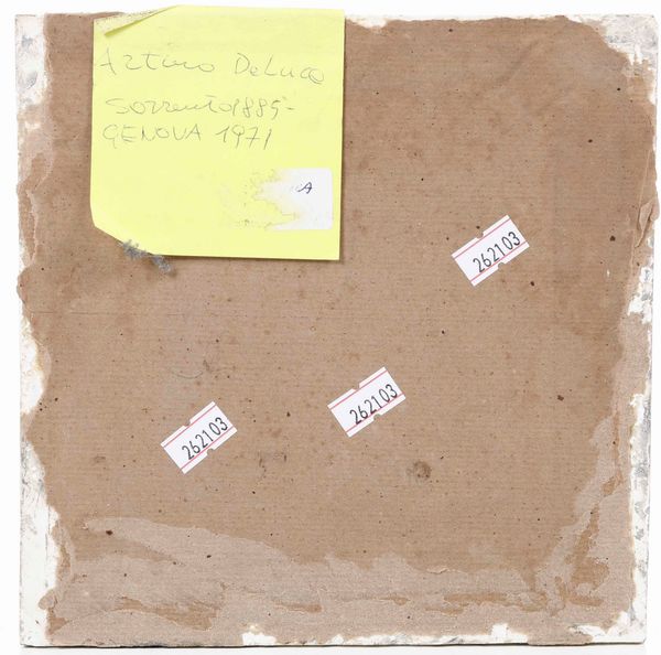 Mattonella<BR>Arturo De Luca (1885-1971), XX secolo  - Asta Maioliche, Porcellane e Vetri - Associazione Nazionale - Case d'Asta italiane