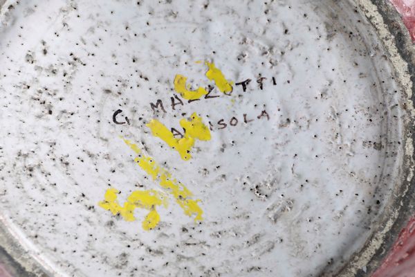 Coppia di cachepot<BR>Albisola Marina, manifattura Giuseppe Mazzotti, 1903-1944  - Asta Maioliche, Porcellane e Vetri - Associazione Nazionale - Case d'Asta italiane