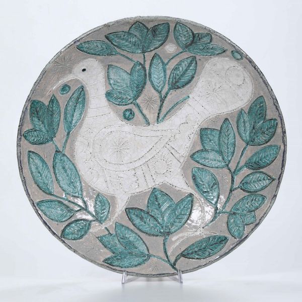 Grande piatto<BR>Pienza, Manifattura Bai, inizi del XXI secolo  - Asta Maioliche, Porcellane e Vetri - Associazione Nazionale - Case d'Asta italiane